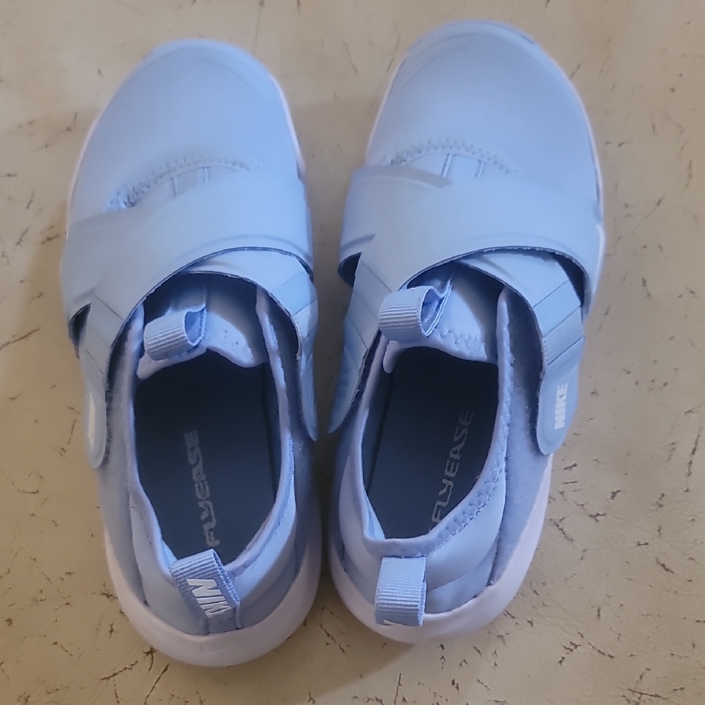 Nike Kids Light Blue Slip-On Sneakers